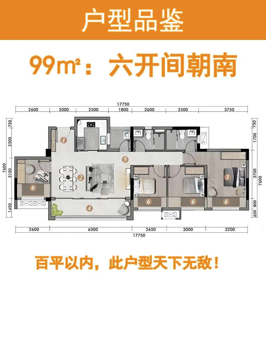完美户型品鉴：百平以下，此户型天下无敌！完美户型品鉴：百平以下，此户型天下无敌！