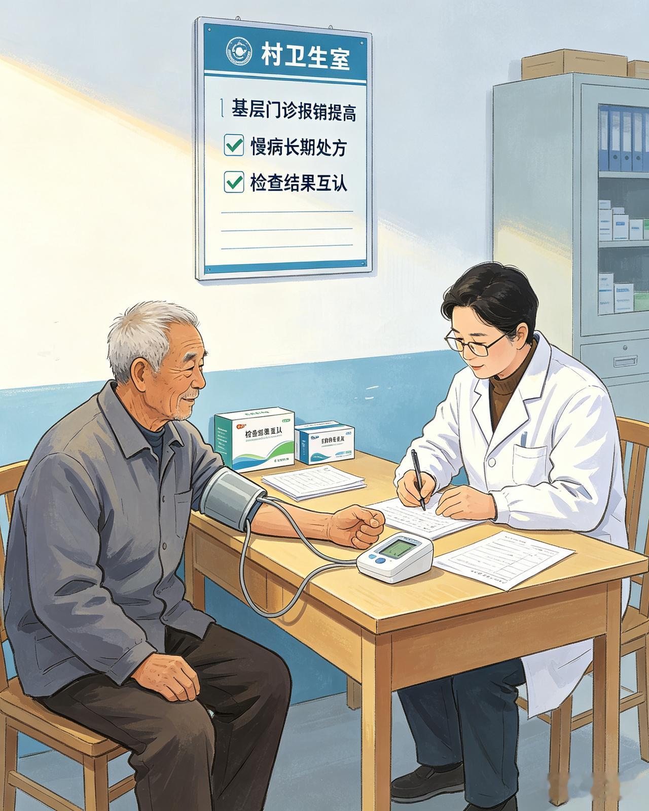 2026年城乡居民医保个人缴费不变，两大惠民政策落地，别再轻信涨价谣言农村