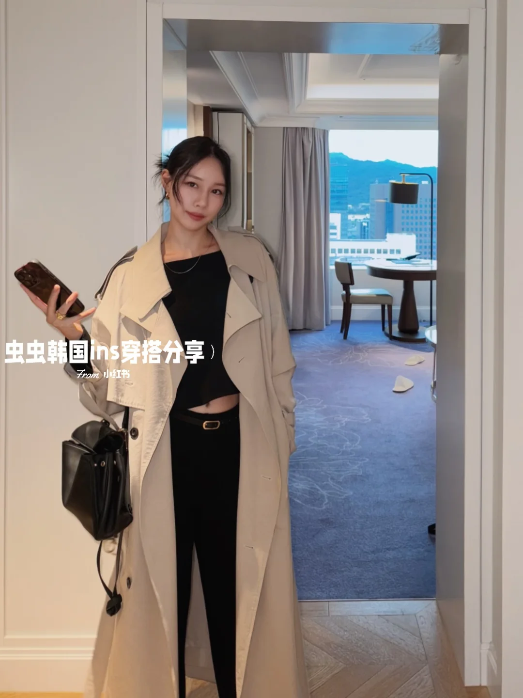 🇰🇷秋季设计感风衣外套~叠穿套装超有腔调