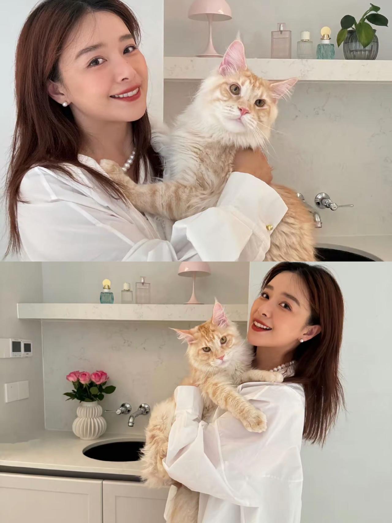 阚清子，真的和从前的自己和解啦！3月18号她晒出陪猫咪鑫鑫做手术的照片，