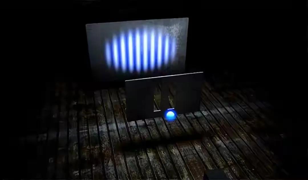 光栅试验的问题。魔术师变戏法，必须得有实物作证，他要把一个球变没有容易，如果你