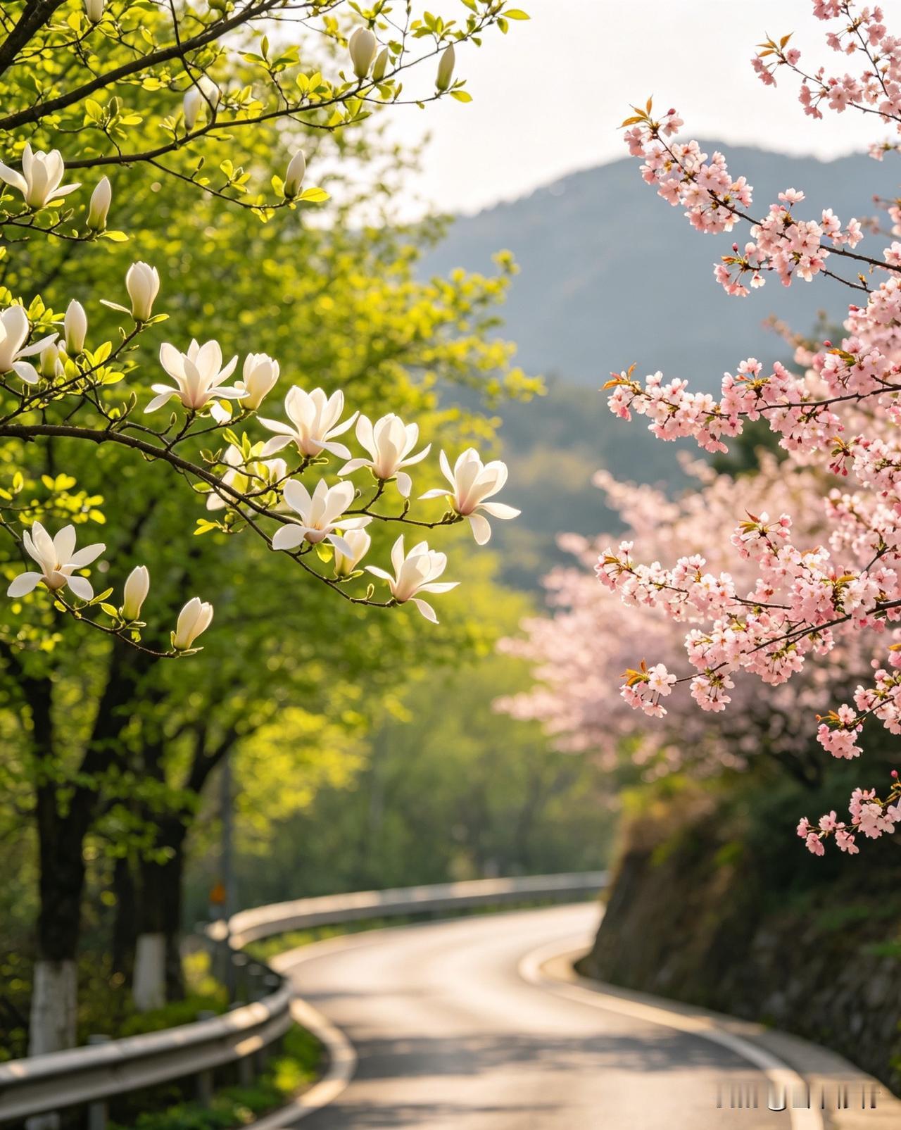 误入春日秘境，邂逅山野烂漫春风浩荡，吹开了山野的烂漫。我暂别喧嚣的街巷，一头