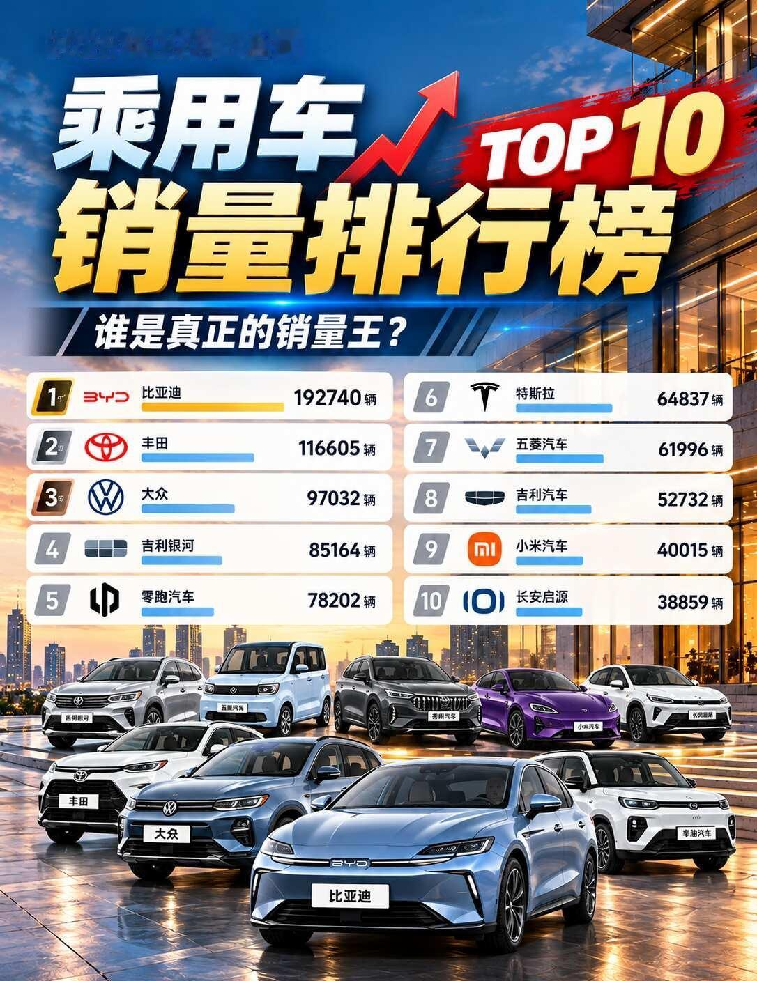 2026年9月汽车销量榜🔥谁卖爆了2026年9月全国汽车零售销量新鲜出炉📊