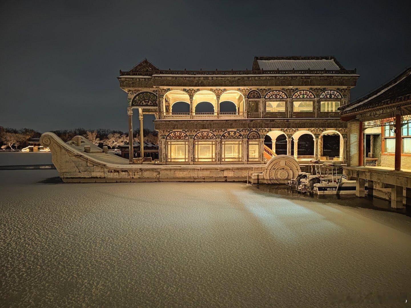 颐和园夜色摄影