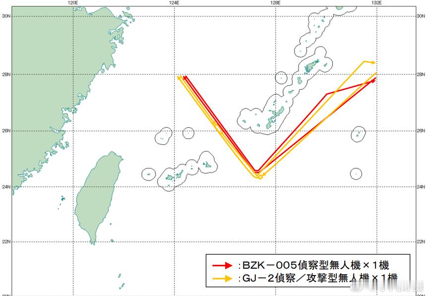 26日，日本摄影师说，中国军方的BZK-005侦察无人机和GJ-2侦察/攻击无人