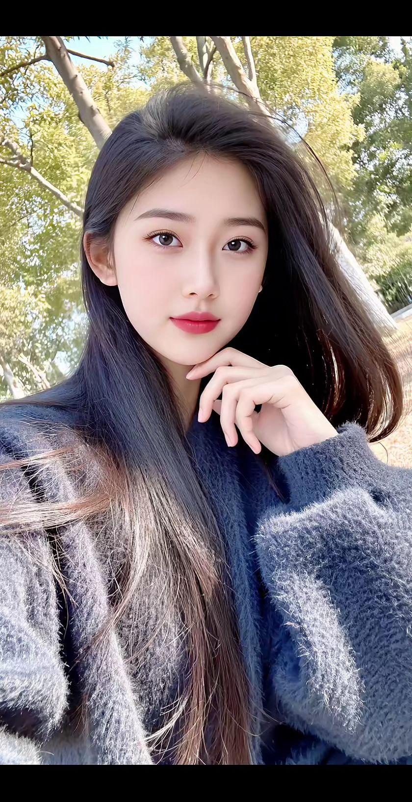 气质美女穿搭气质轻熟风肤白貌美