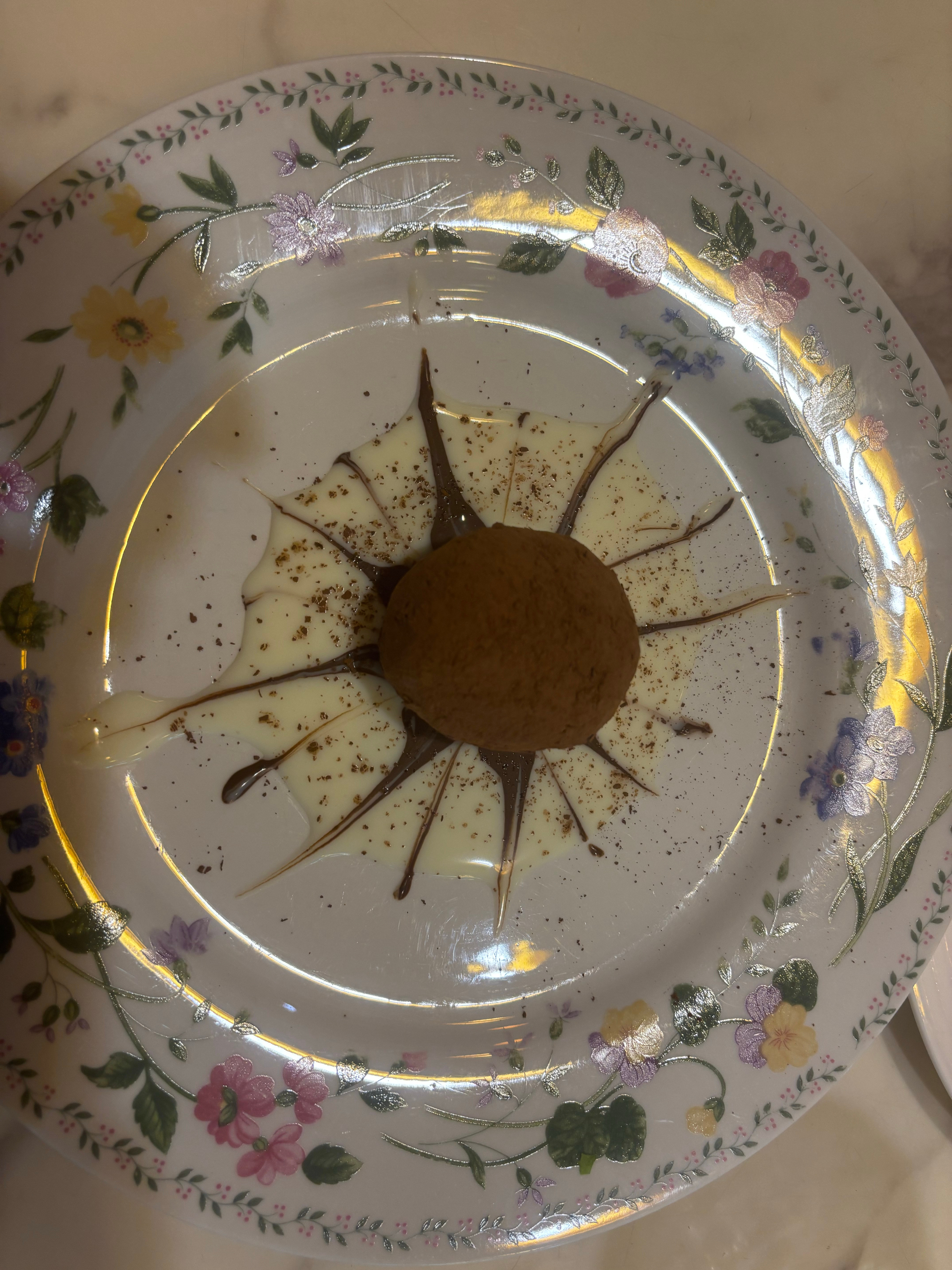 法餐最后的甜点来了