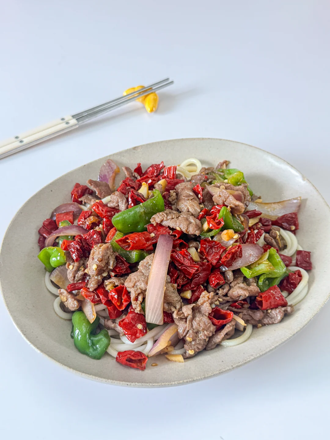 🌶️新疆辣皮子拌面！在家做出地道新疆味