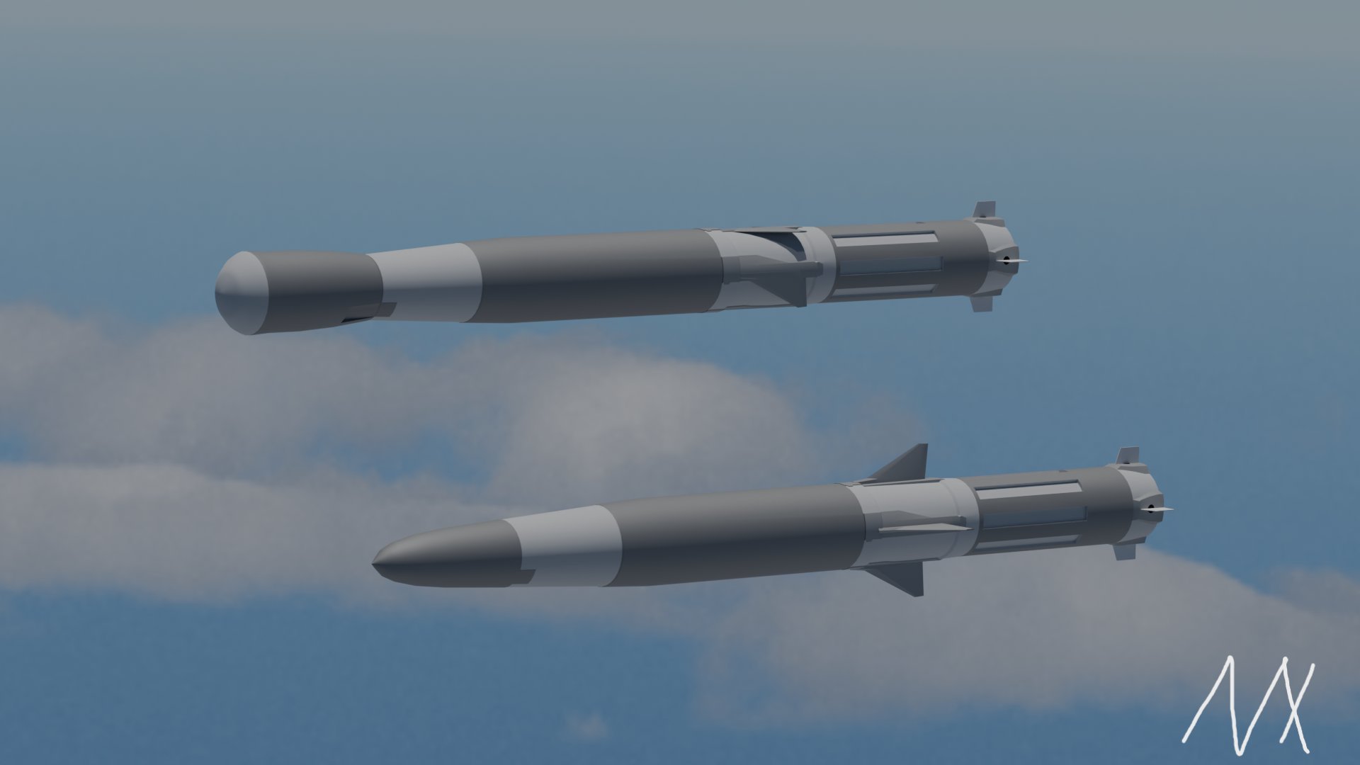 3M22“锆石”设想图。（作者：NX4EU）