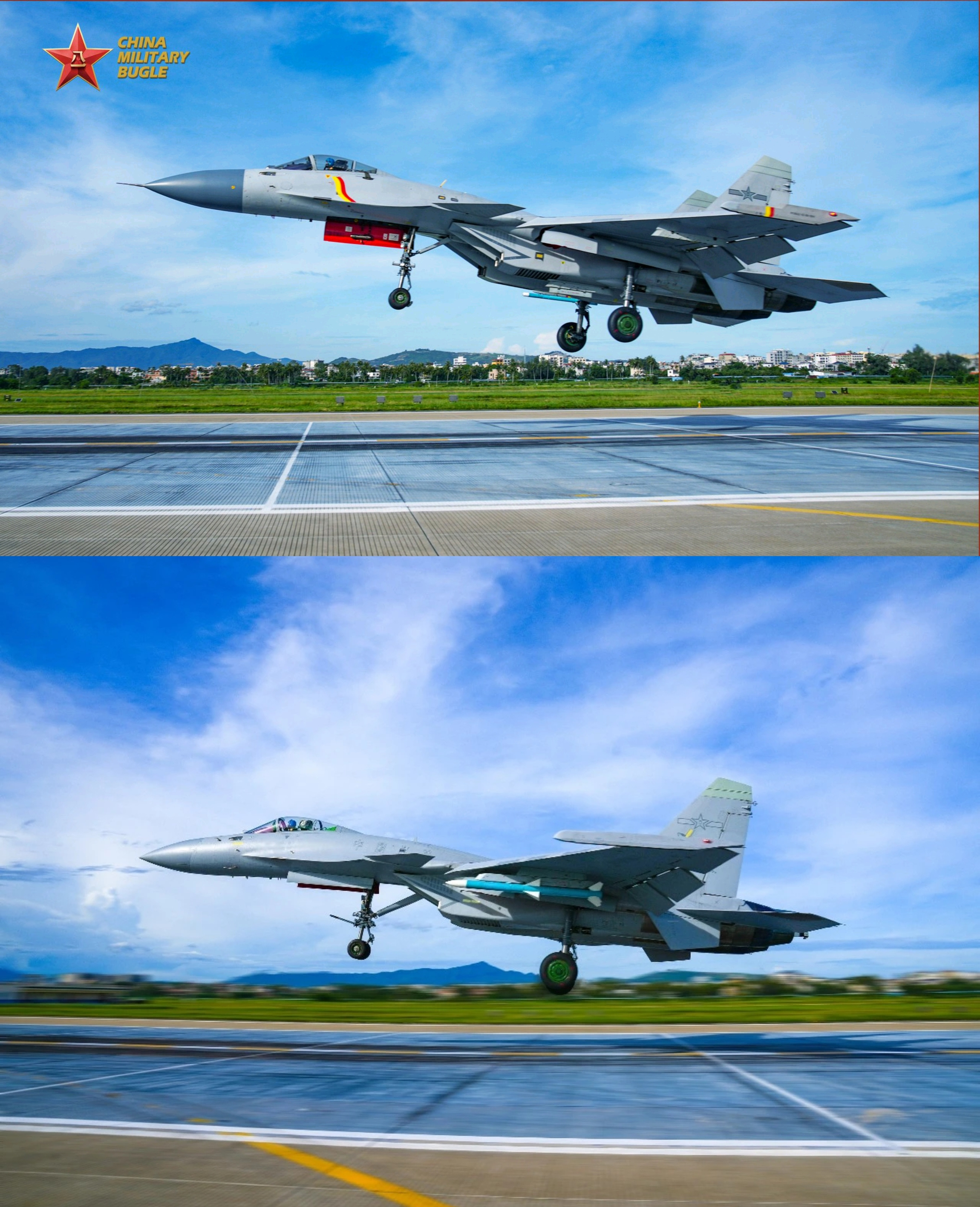 英雄王伟生前部队，歼-15到歼-15T朝着“舰载飞行，世界一流”目标苦练精飞烽