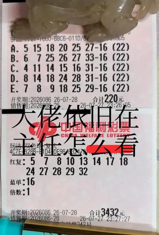 冷号16是去是留？大佬依旧在，主任怎么看？本期独蓝大冷号16，大佬最近每期都在换