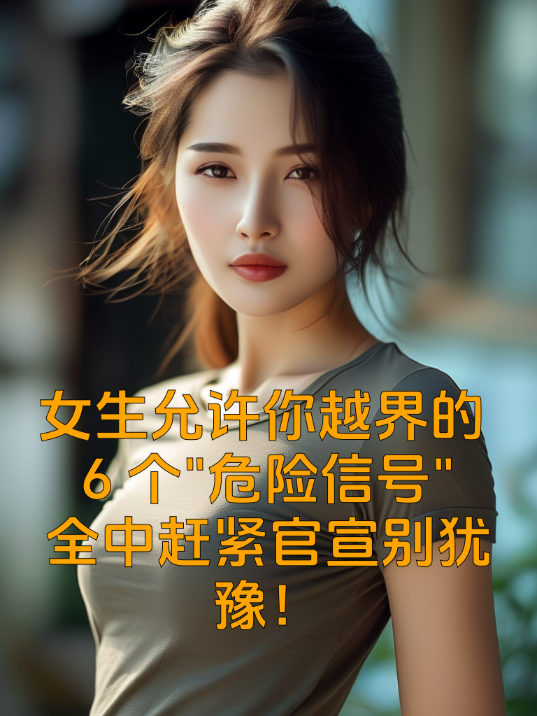 女生允许你越界的6个