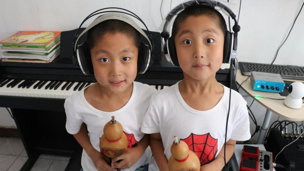 葫芦丝动态曲谱降b调花满楼(3)