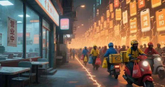 现在大街上穿梭的外卖员里，每3个就有1个是中年妈妈！以前总觉得外卖小哥是标配，可