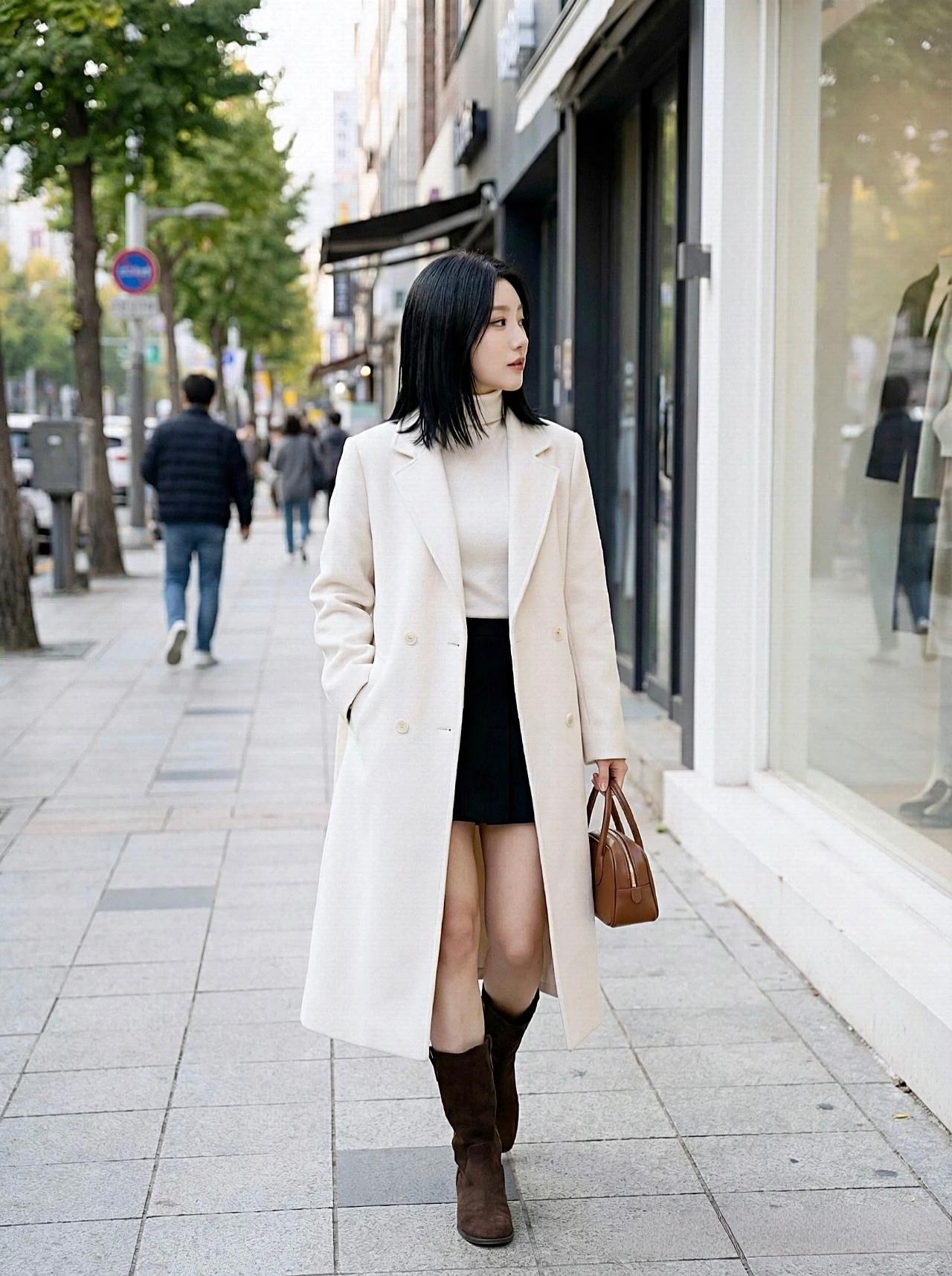 街拍时装，如何演绎轻熟优雅风