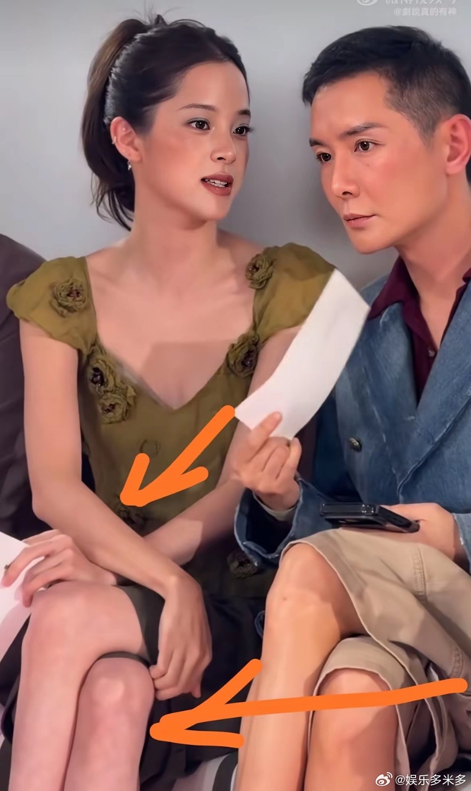 欧阳娜娜和何超莲同框看秀，丝毫看不出年龄差，才懂珠圆玉润的含金量！昨晚，欧阳娜娜