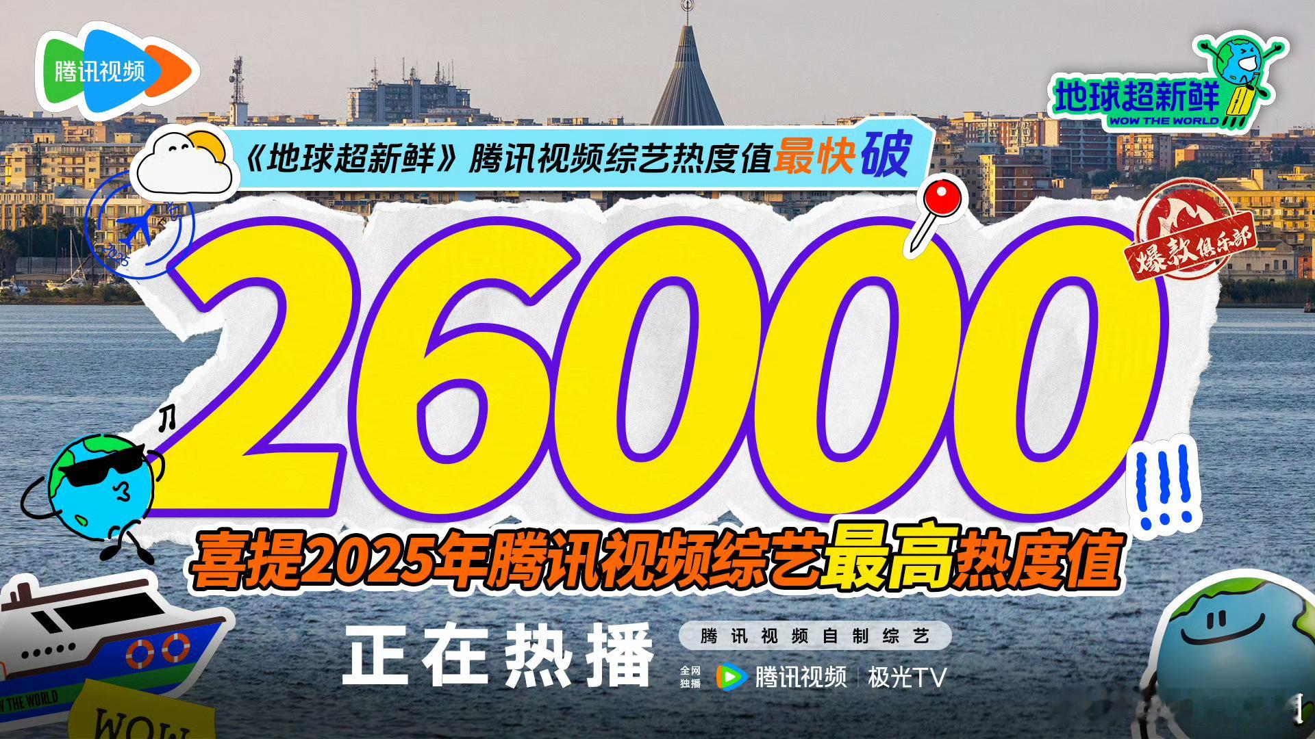 天啊！地球超新鲜26000了！一直在刷新纪录！​​​