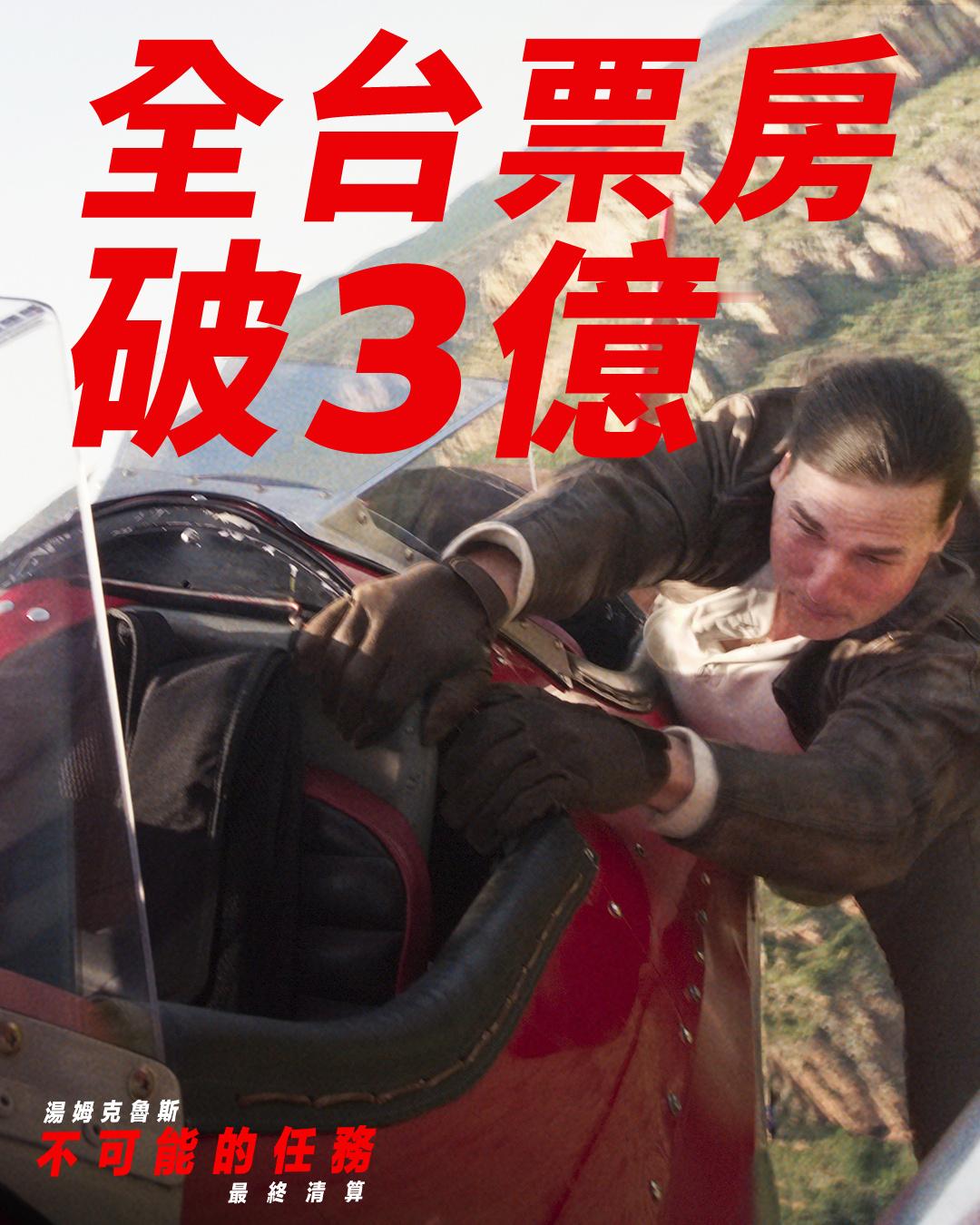 2025年第22周台湾票房：1.《碟中谍8：最终清算》三连冠，累计票房破3亿断