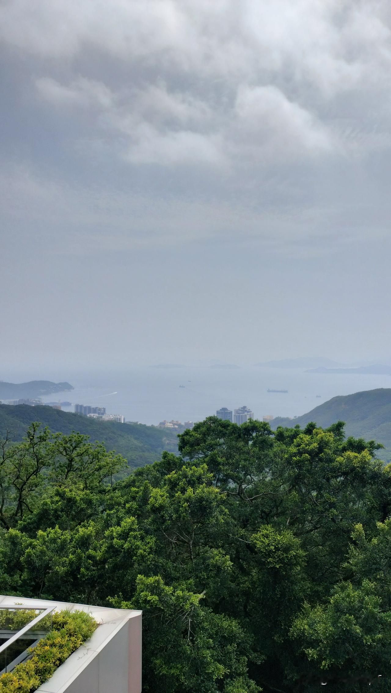 晒图笔记大赛来到了香港的第三站：太平山。大巴车在狭窄的盘山公路上左弯右拐，速度
