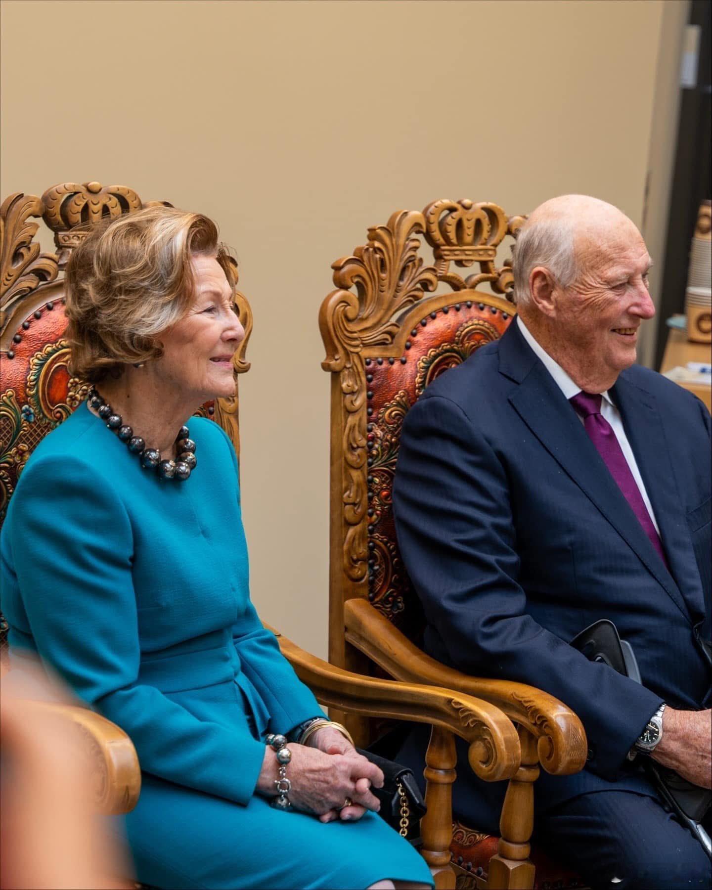 挪威王室🇳🇴4月15日，挪威王室确认哈拉尔国王、索尼娅王后、哈肯王储将出席