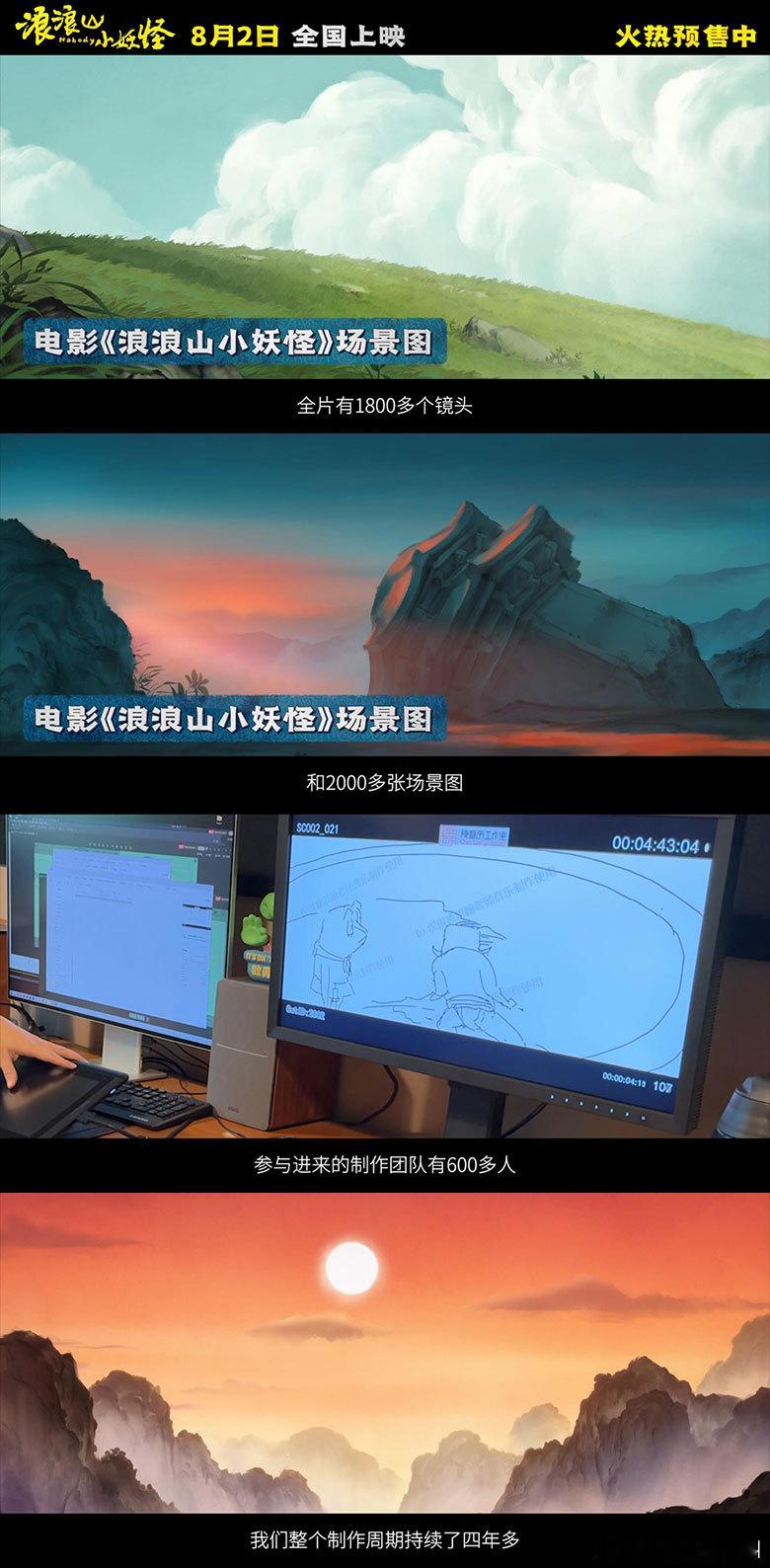 浪浪山小妖怪开分豆瓣8.6！国产二维动画电影的又一个的高光时刻！1800多组镜