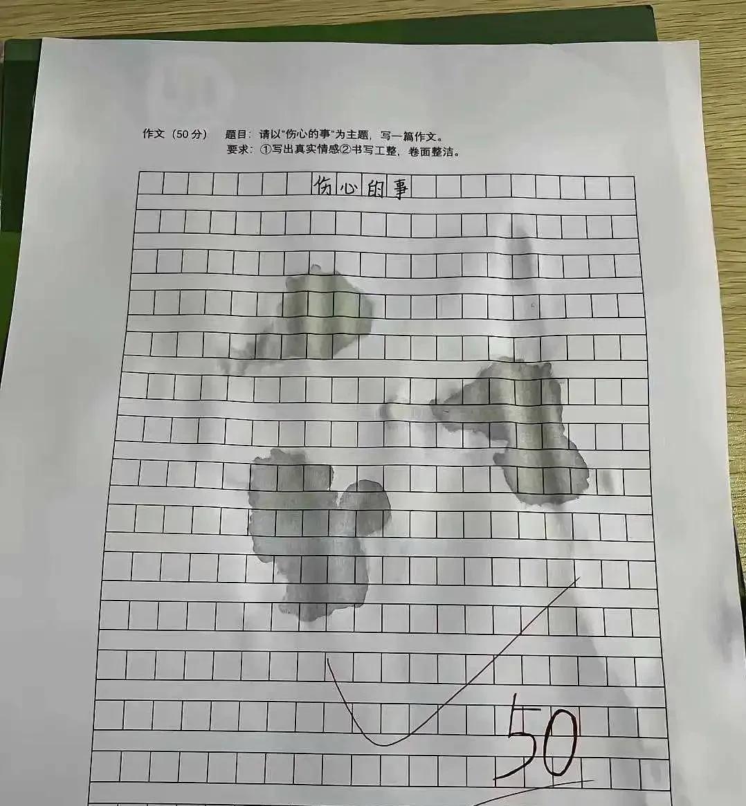 满分作文是长这样的没有字字珠玑也没有文采斐然更没有行云流水连个标点符号都