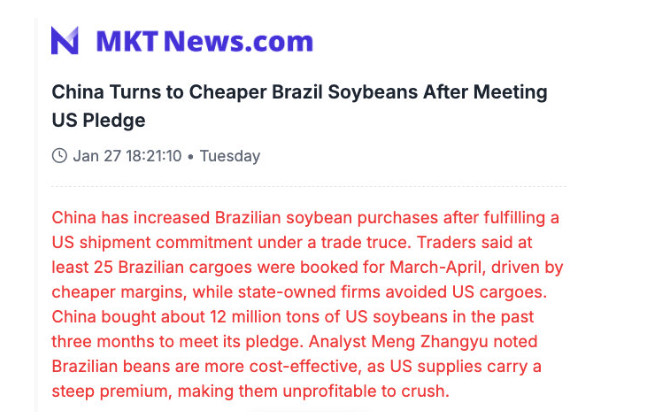 白宫警告加拿大对华贸易协议后，中方果断转向巴西采购大豆，这次不忍了！最近，在川普