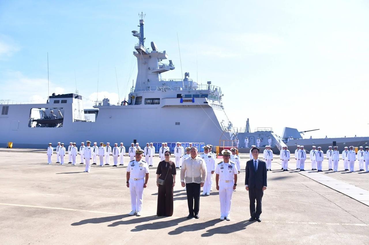 韩国现代重工蔚山造船厂出品。菲律宾海军“米格尔·马尔瓦尔”级护卫舰的二号舰“迭戈