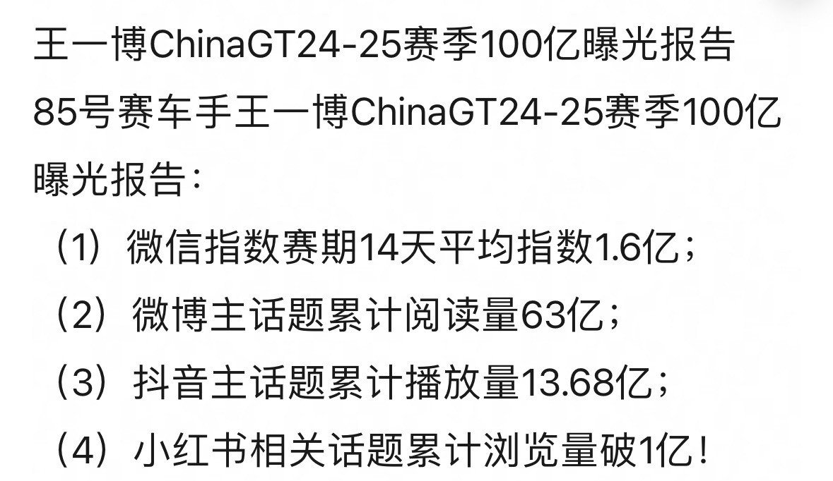王一博赛车跨界破圈层流量爆光表现，伟大太伟大了[点赞]​​​