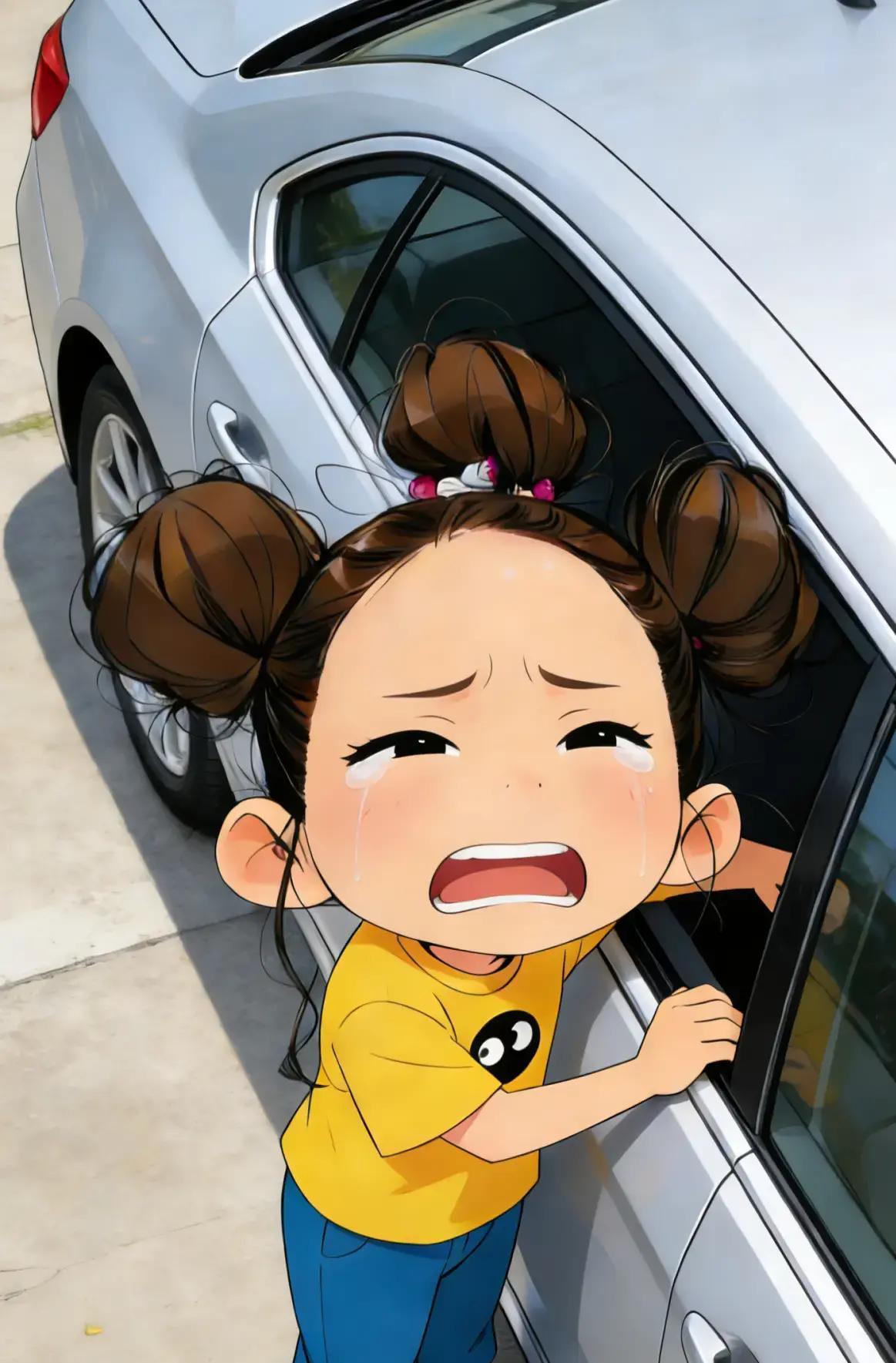 十年前的一个大冬天，雪厚得能没过小腿，一个妈妈因为单位有急事，开车带着六岁女儿过