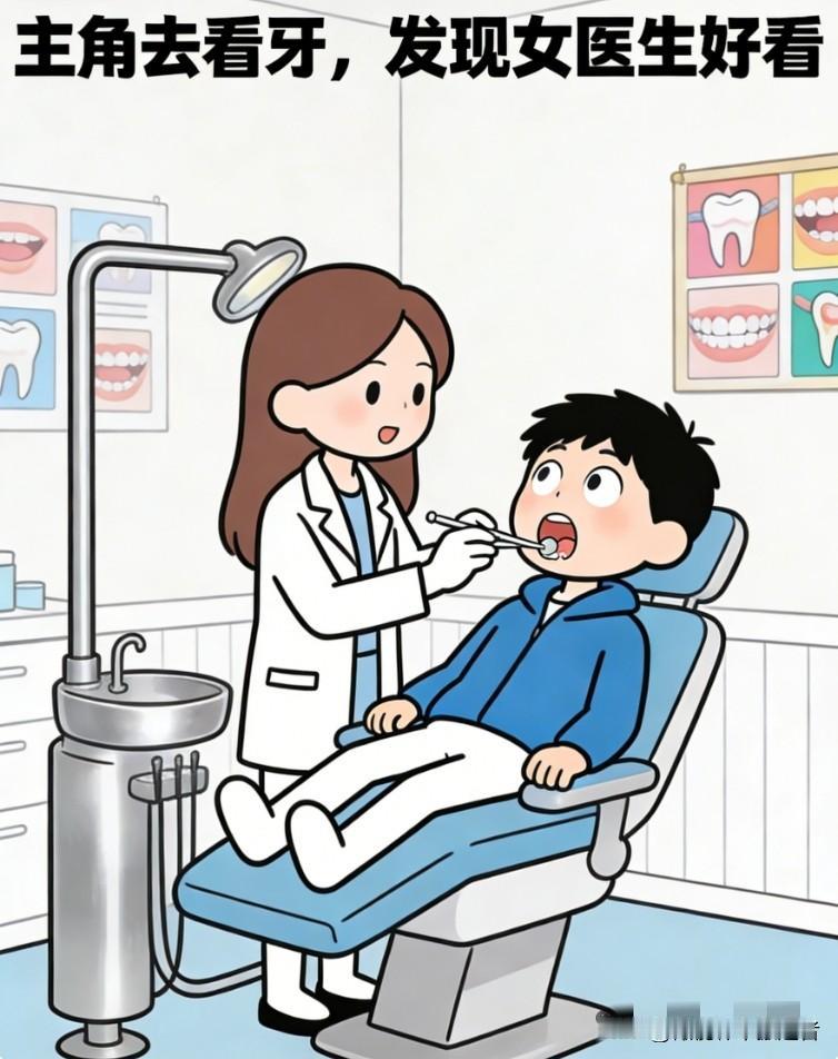 趣味漫画:拔牙不影响开宾利，但是会漏风趣味小漫画幽默搞笑漫画