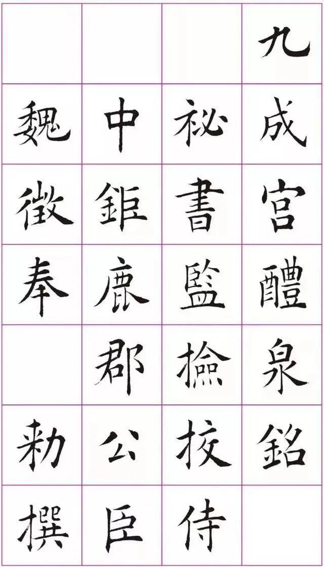 欧体楷书如何解决写得过于呆板的问题，其实田蕴章先生早就给出了建议，就是要结合历代