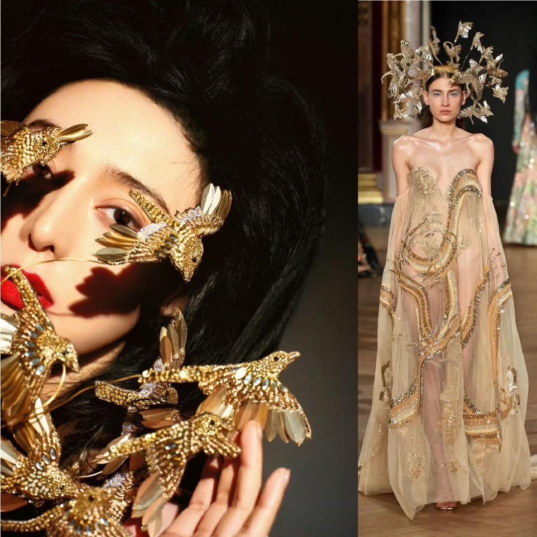 Fan Bingbing in Rahul Mishra Coutur...