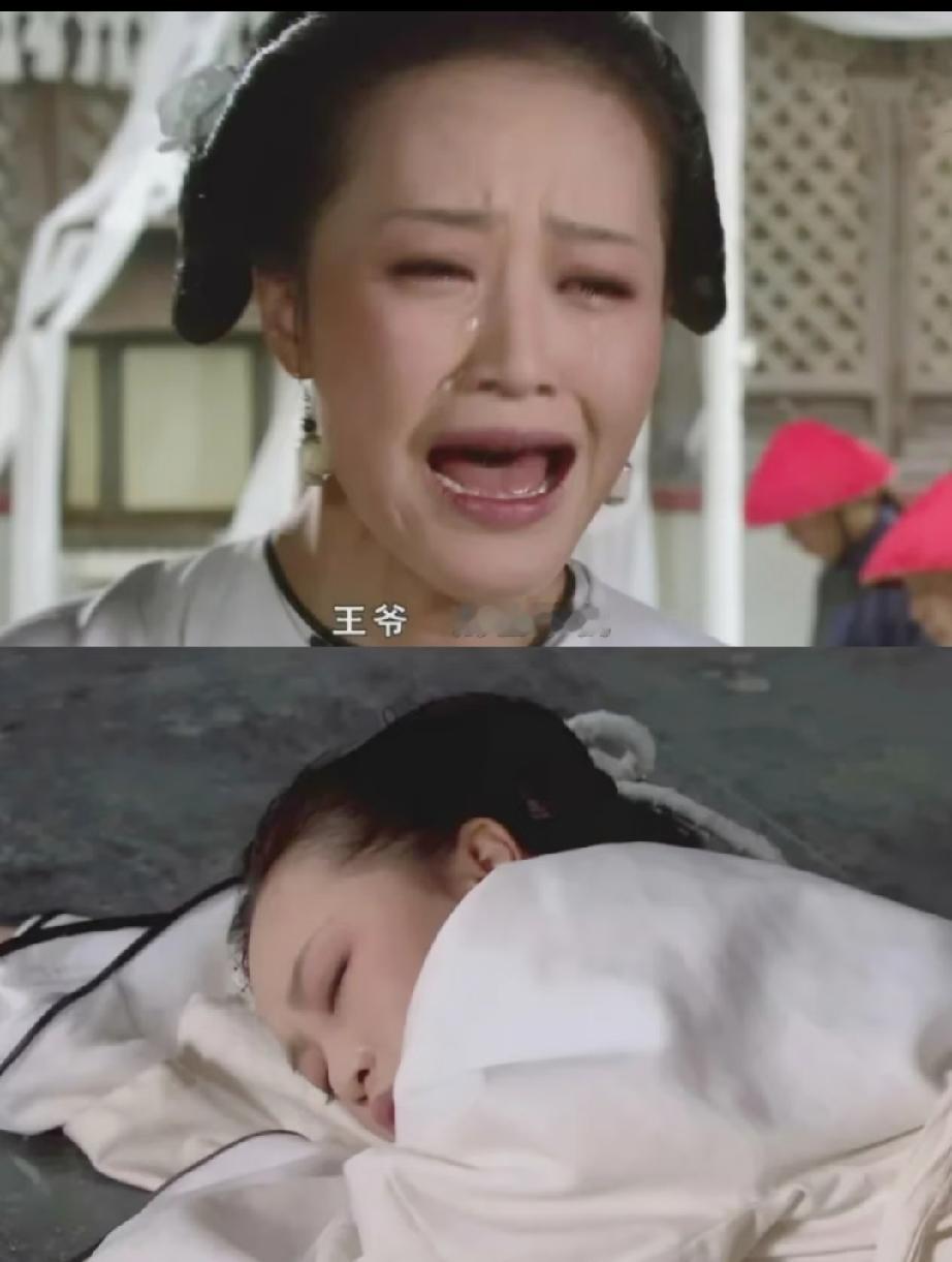 蓝盈莹为了演浣碧下线这场戏也是拼了！拍甄嬛传的时候，剧情里是果郡王死后，皇上不准王府里的人哭丧，而浣