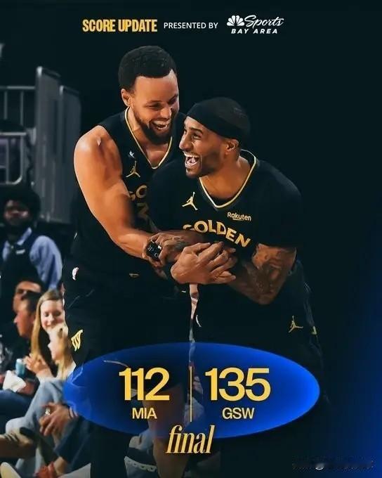 勇士官方真是太不重视波杰姆斯基了！在今天勇士主场以135：112大胜热火的赛后，