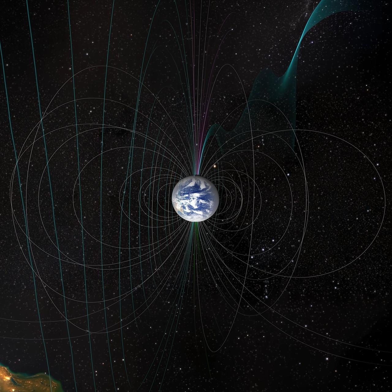 地球的磁北极位置发生了变化，它正继续神秘地远离加拿大，向西伯利亚方向移动...