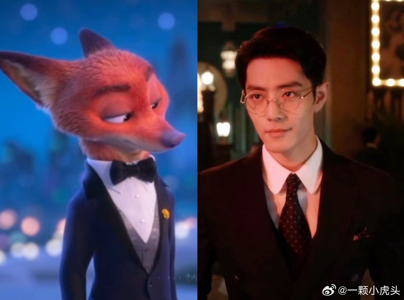 我将拥护任少白狐狸塑！！！！肖战少爷简直是魅魔​​​