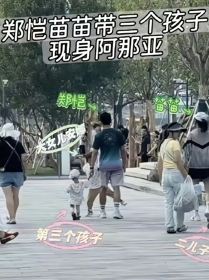 还是苗苗让郑恺彻底收心，五年三娃，把日子过成了最安稳幸福的模样。