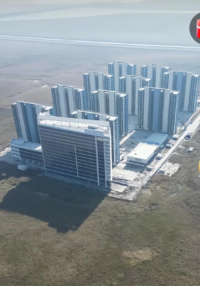 在房地产高歌猛进的那些年，我们周边有这样的楼盘吗？孤零零地拔地而起。最多的就