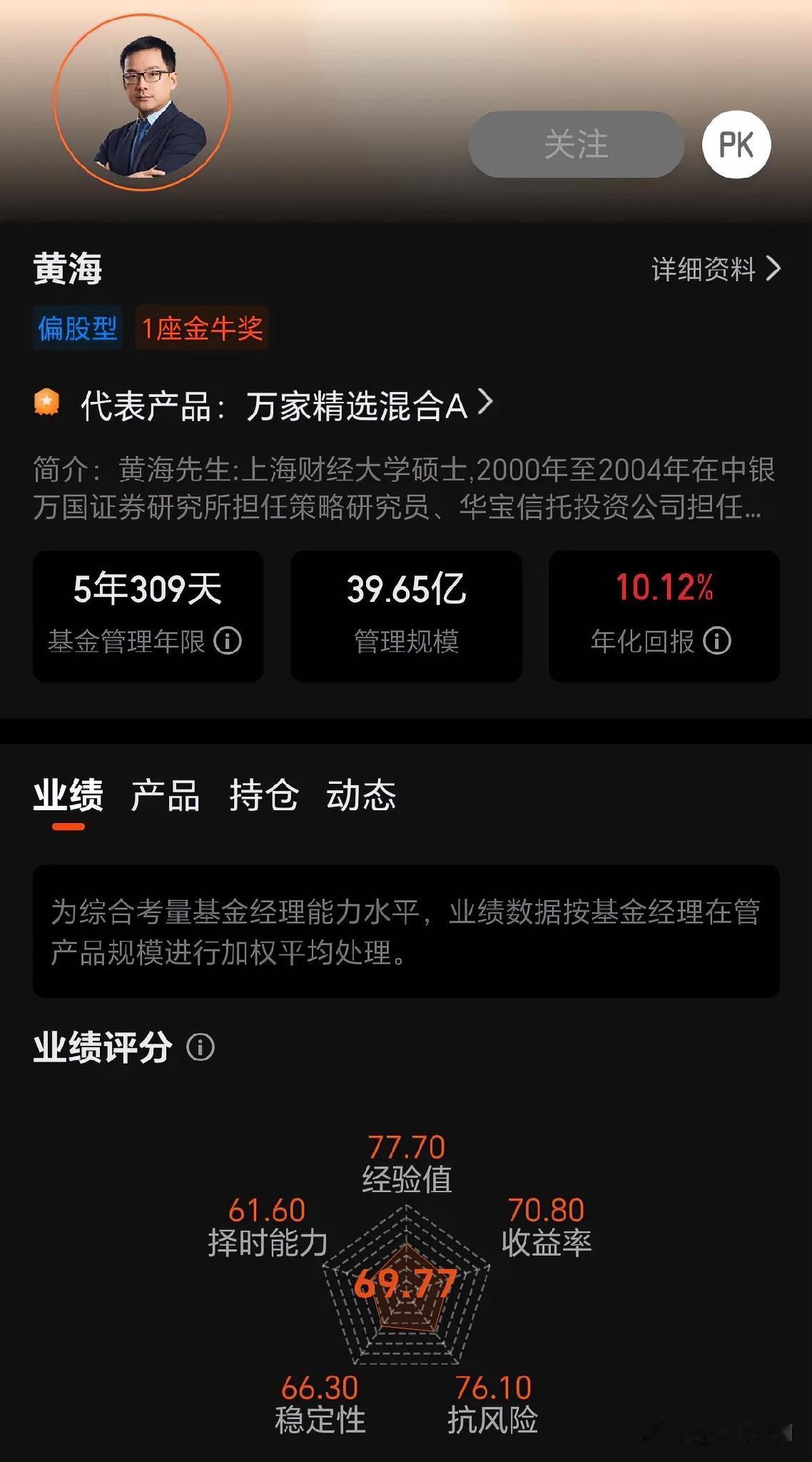 曾经的冠军基金经理黄海，二季度罕见买进了白酒。古井贡酒、山西汾酒、贵州茅台成
