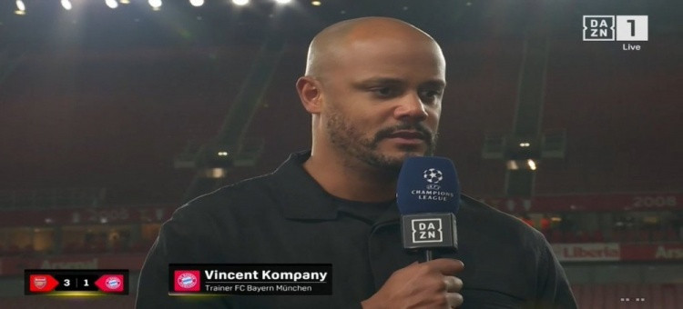 孔帕尼: 半场时觉得有希望赢下比赛, 必须承认阿森纳表现更胜一筹