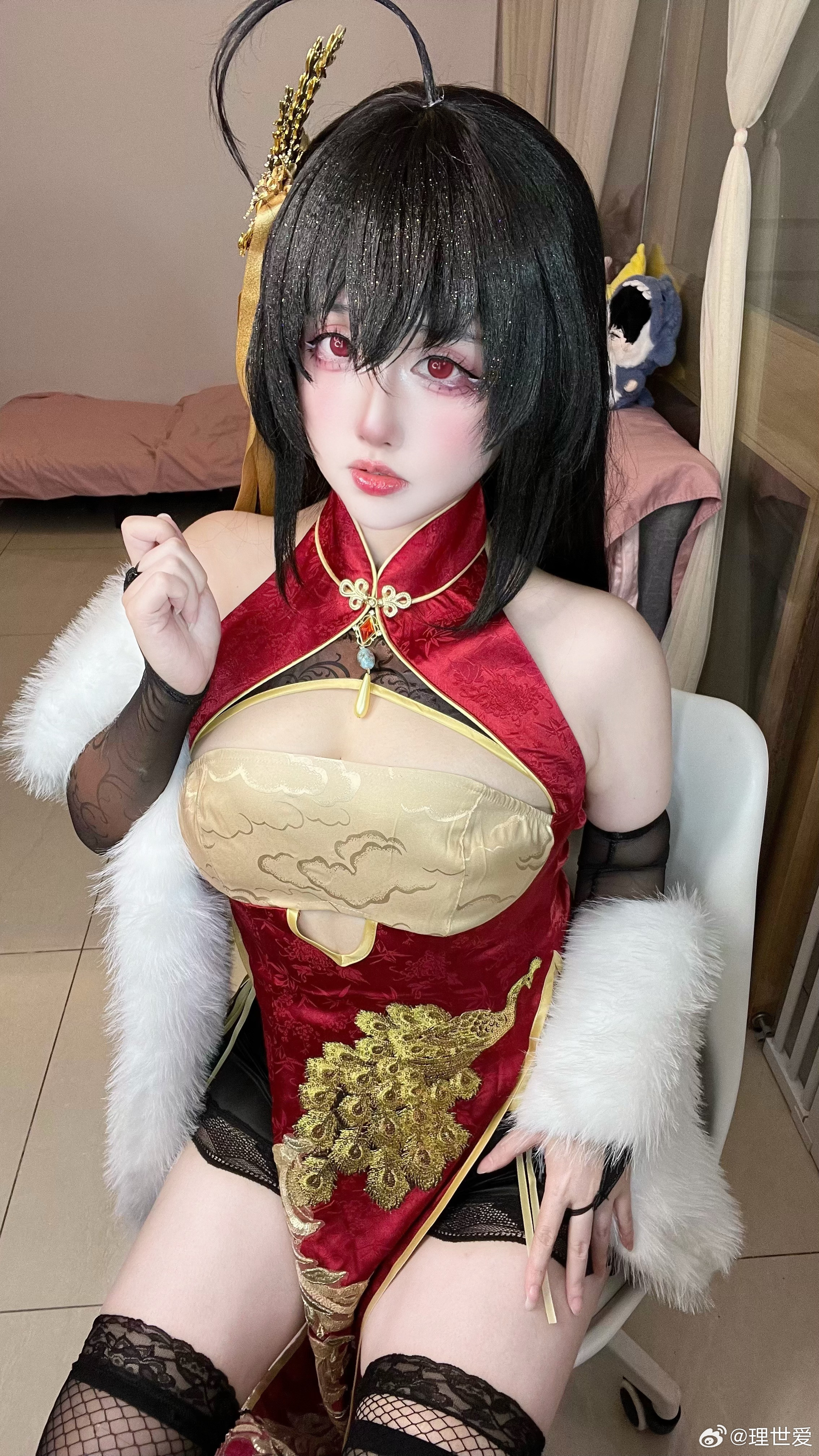大凤（严肃打底版）cosplaycos碧蓝航线大凤大凤cos​​​
