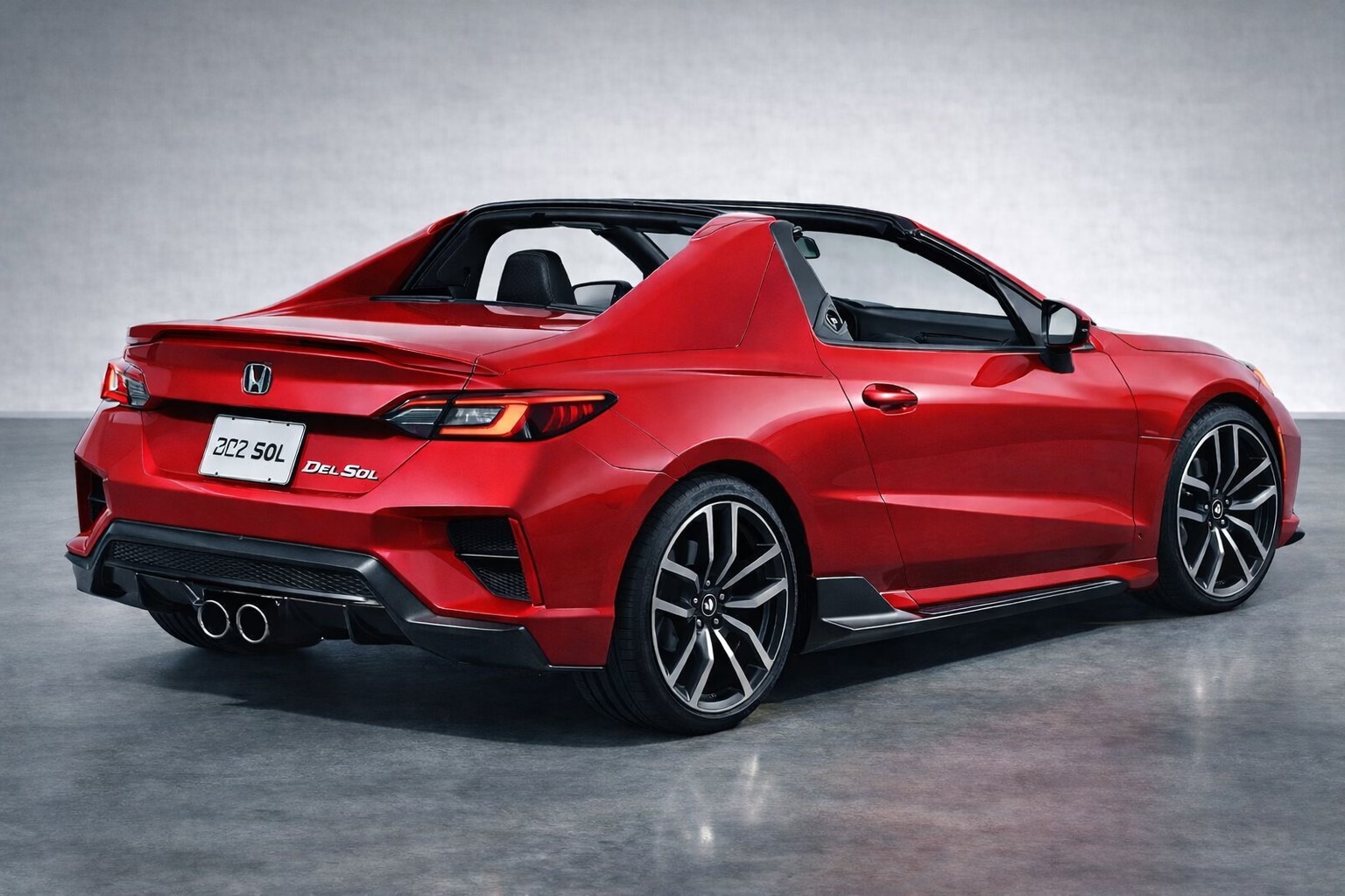 本田如果出个敞篷小跑车会不会大卖？（假想图）