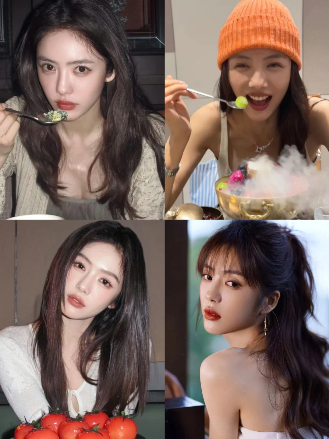 蔡文静氛围感一绝，人美饭美根本分不出