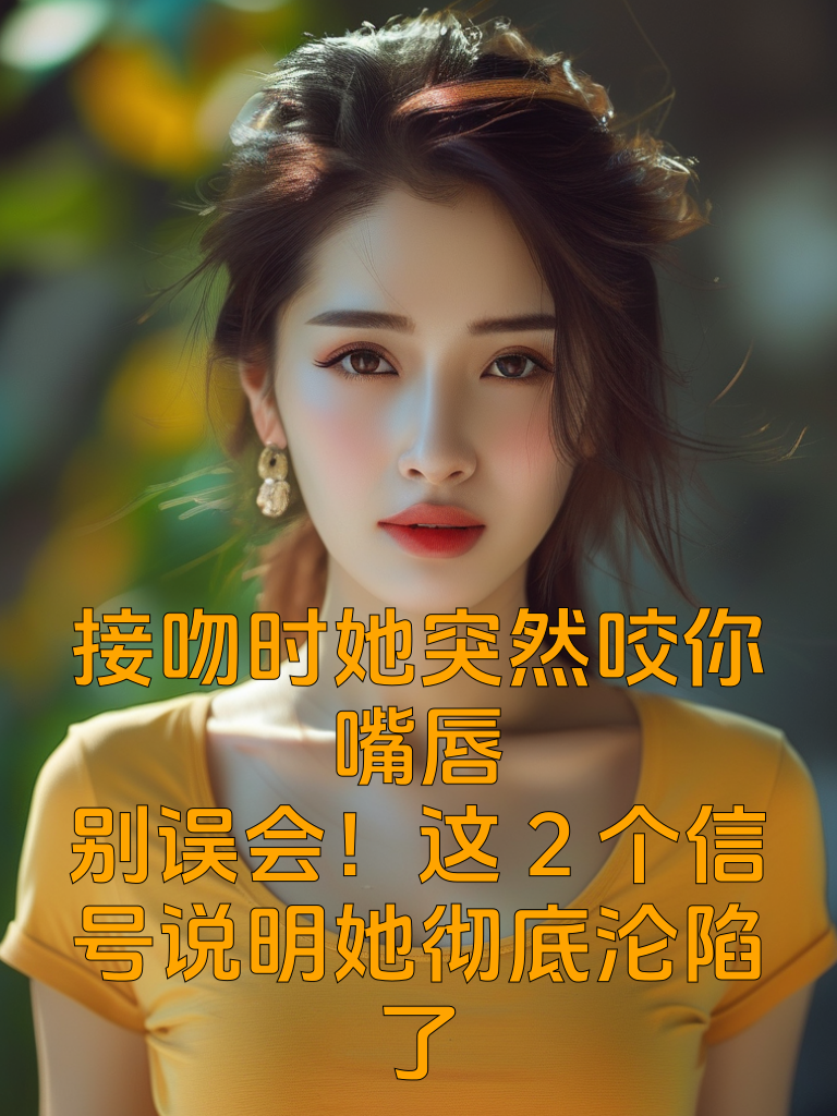 接吻时她突然咬你嘴唇？别误会！这2个信号说明她彻底沦陷了