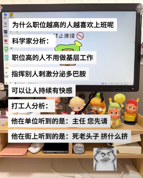 怪不得领导这么喜欢上班