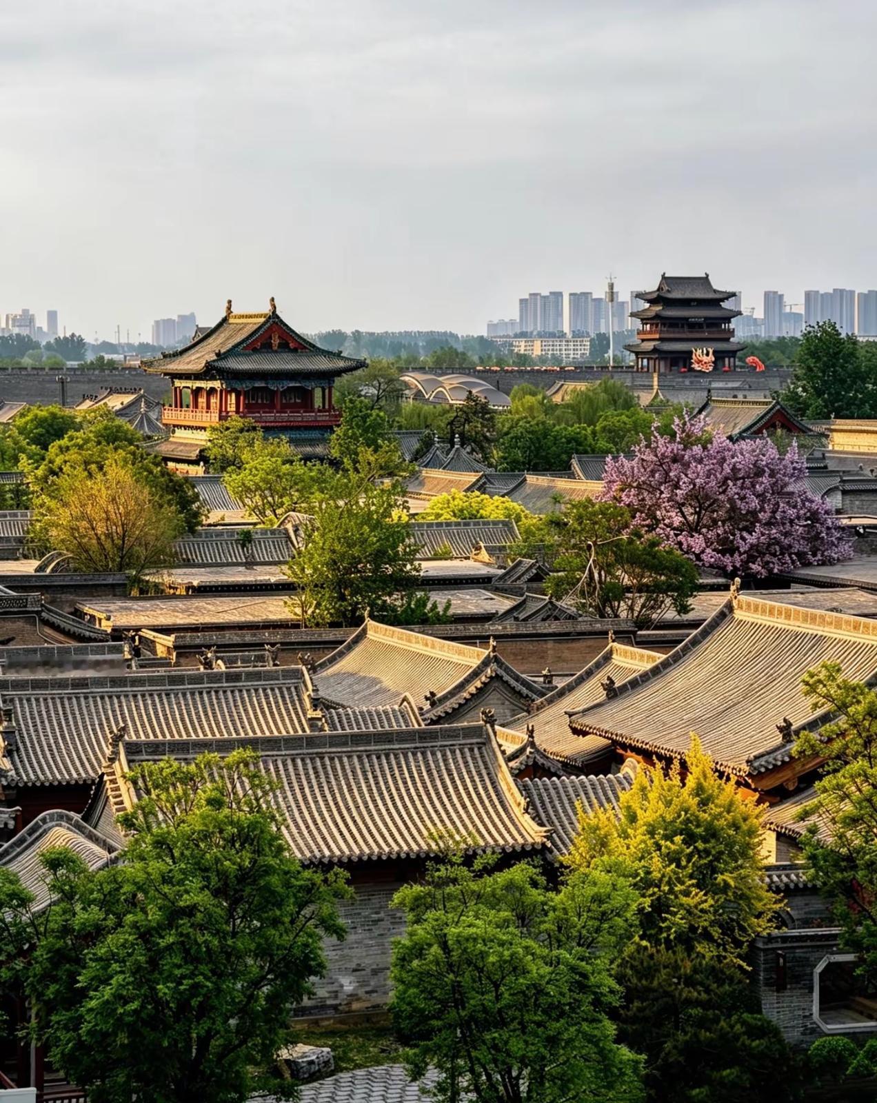 太原古县城气派规整、夜景惊艳！知名度却低得让人意外，很多外地游客来山西