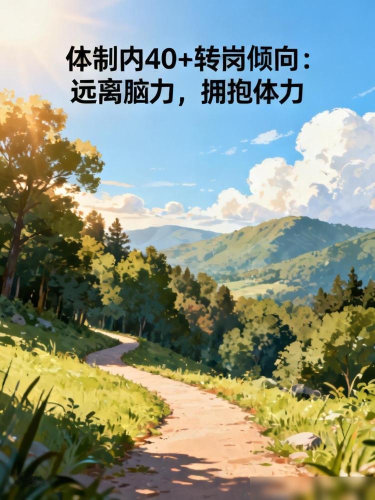 发现体制内上了年龄的人，如果不是事业心太重，基本上到了40以后都想转岗到那种不费