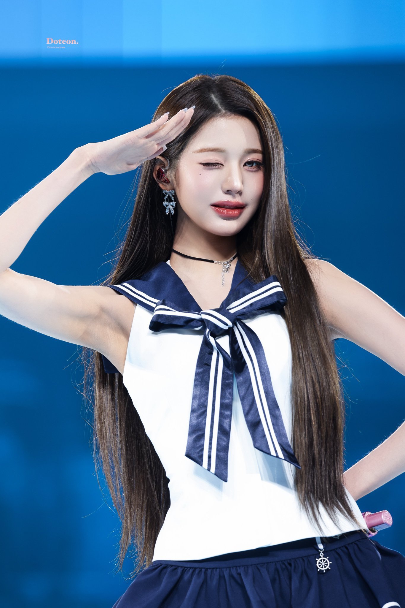 张元英水手服张元英神图，简直美到了我的心坎里