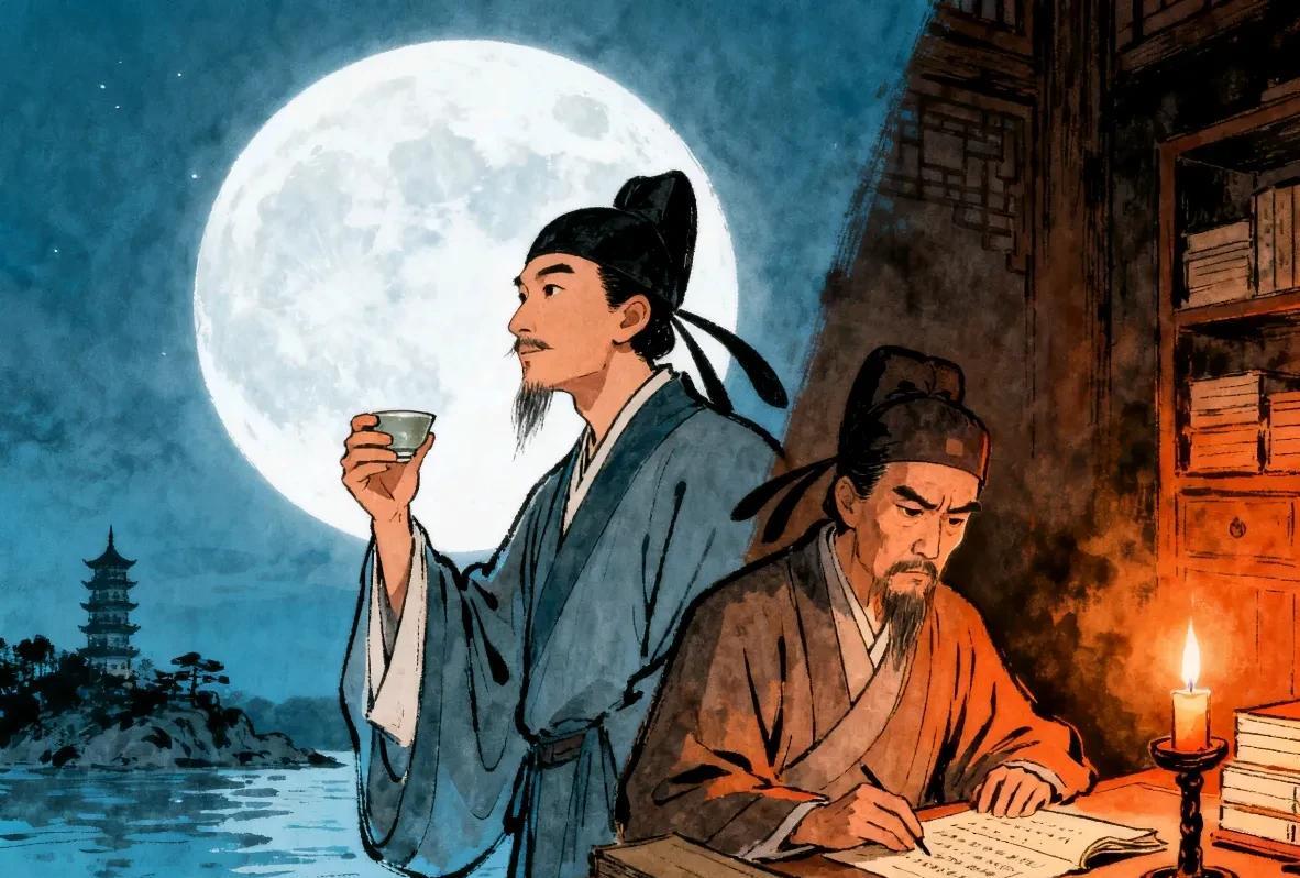 苏轼被宰相章惇贬至惠州时，岭南瘴疠之地，生活艰苦，北方亲友多年不得其音讯，便渐渐